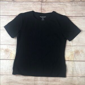 INDUSTRY Black Crewneck Short Sleeve Tee